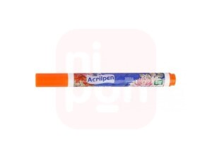 Caneta de Tecido Acrilpen Laranja - Acrilex