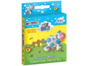 Massa de Modelar 6 Cores - Uti Guti