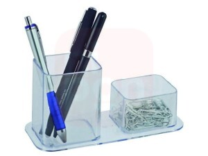 Porta Caneta Duplo Cristal - Dello