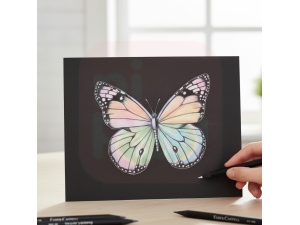 Ecolápis de Cor Supersoft 12 Cores Pastel - Faber-Castell 